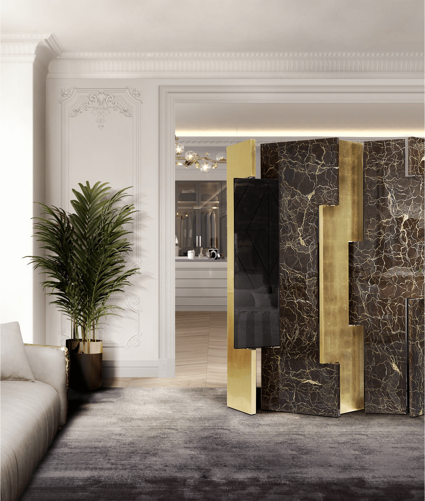 Luxe inklapbaar scherm