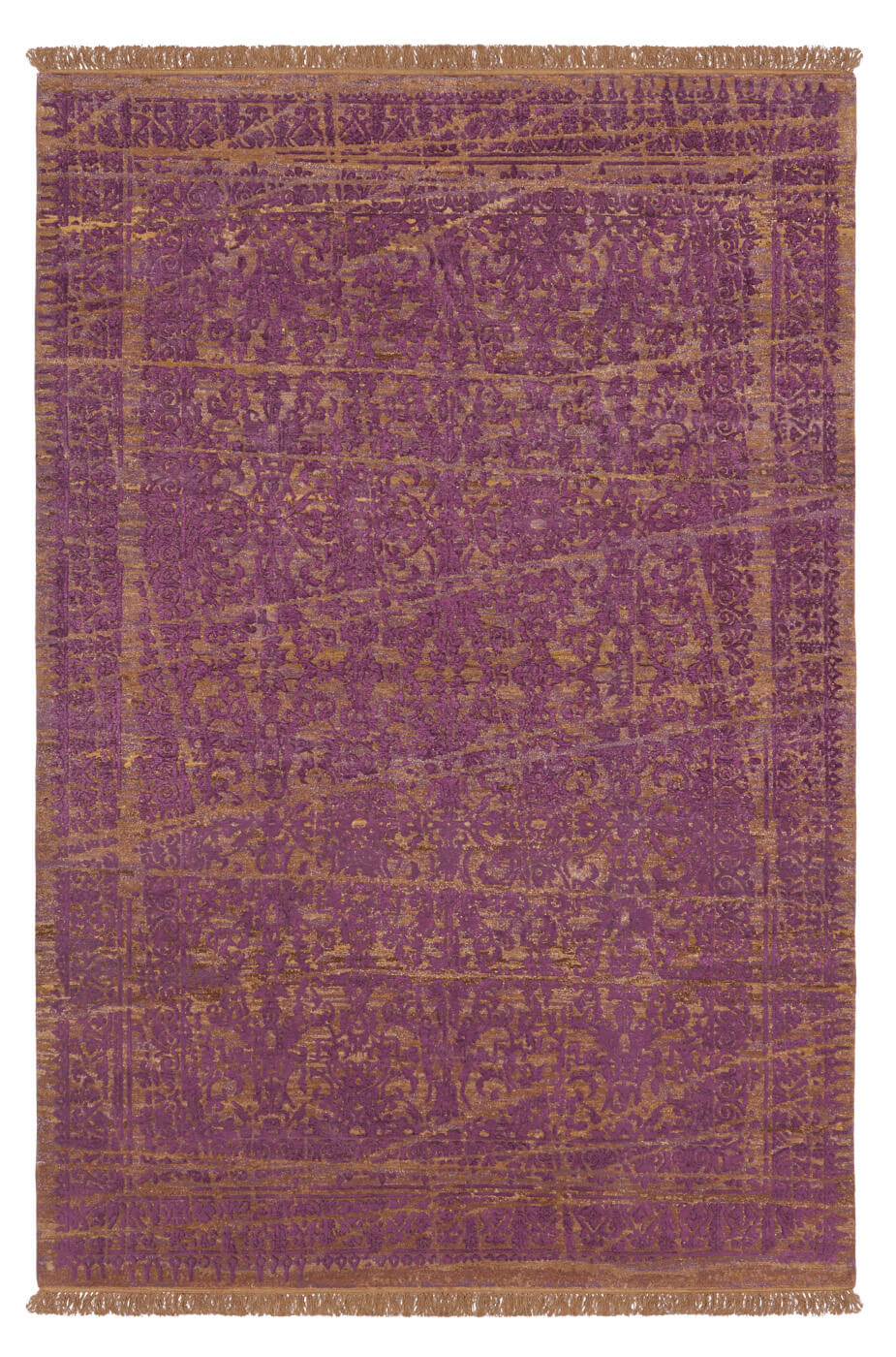 Ferrara radi wrapped paars tapijt | Maat: 400 × 500 cm