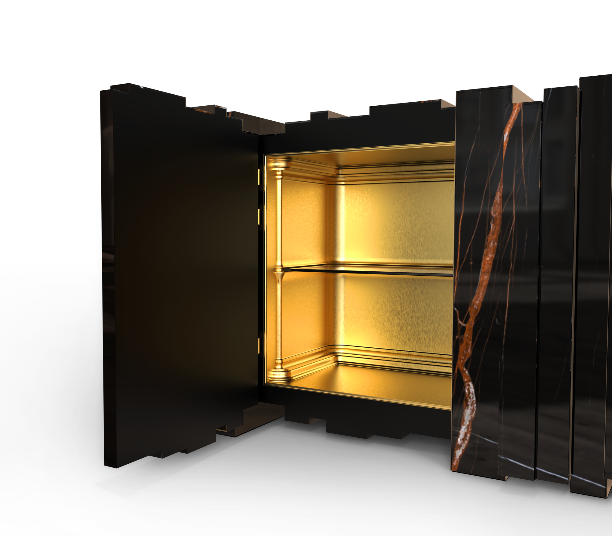 Vortex zwart dressoir