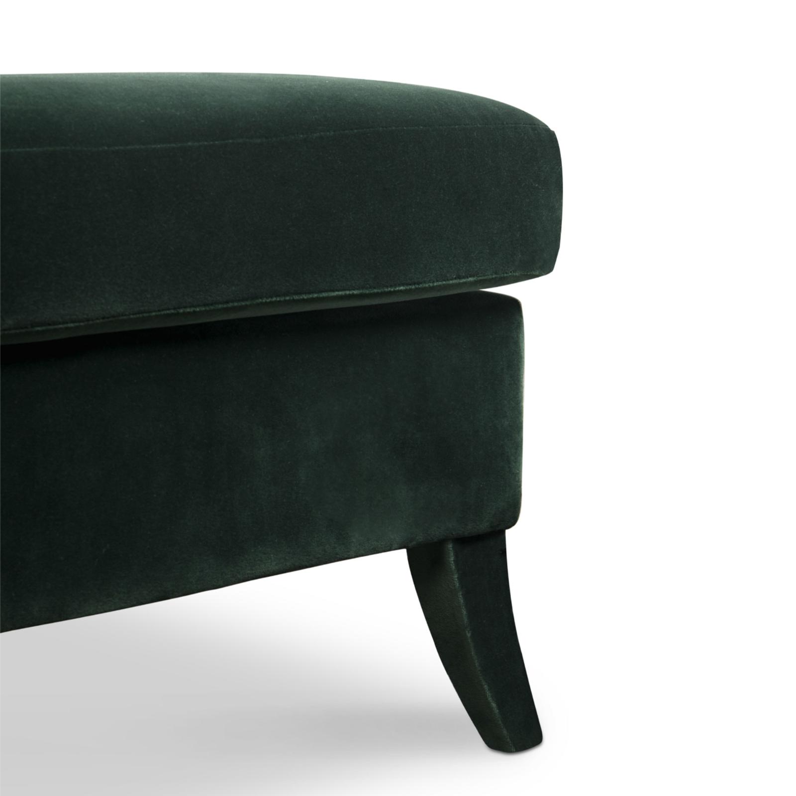 Pluche fluwelen chaise longue