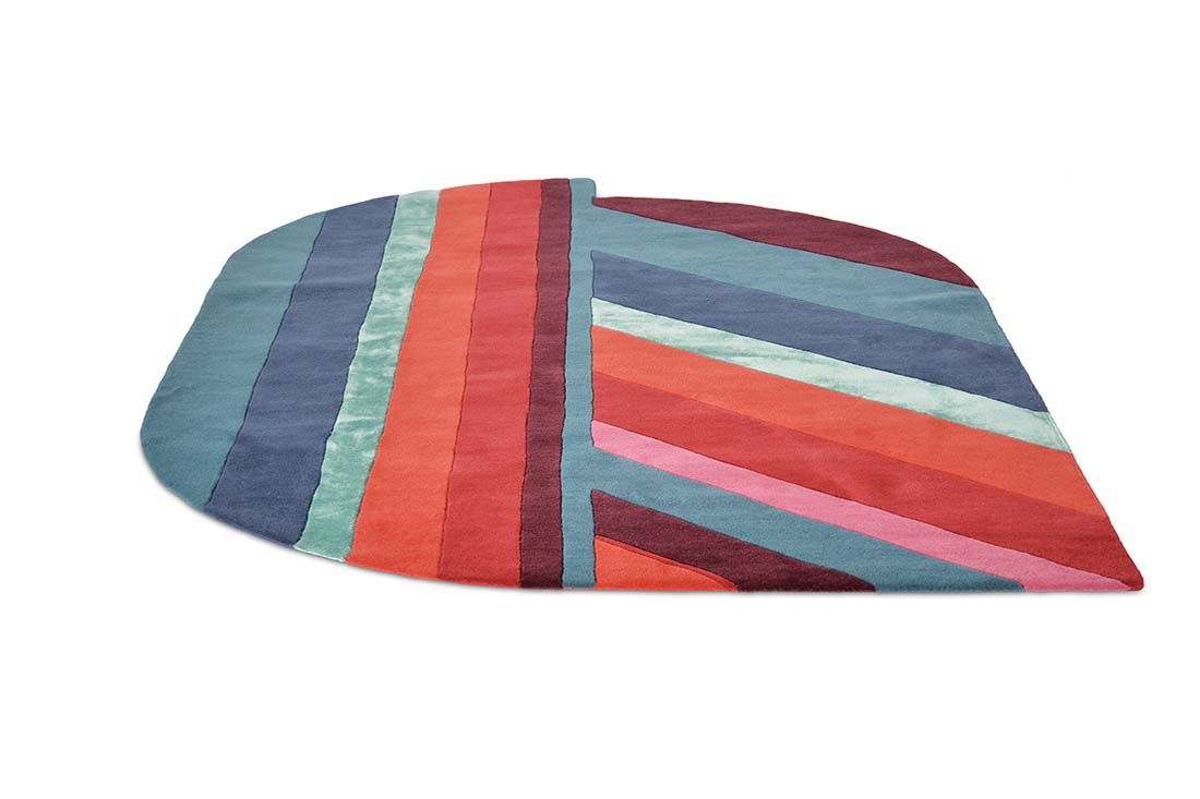 Jardin blauw tapijt | Maat: 250 × 350 cm