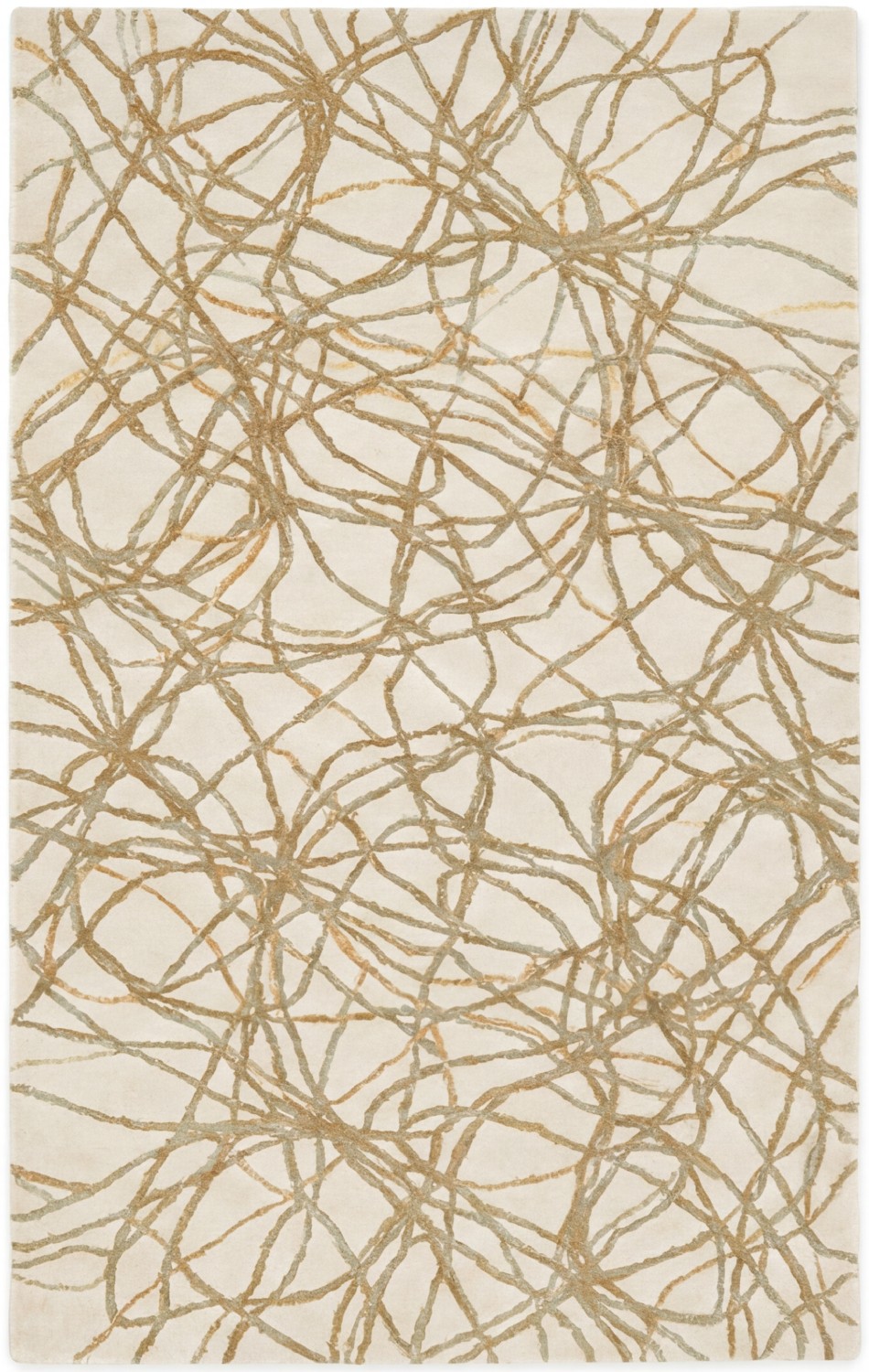Golden Filigree luxe vloerkleed