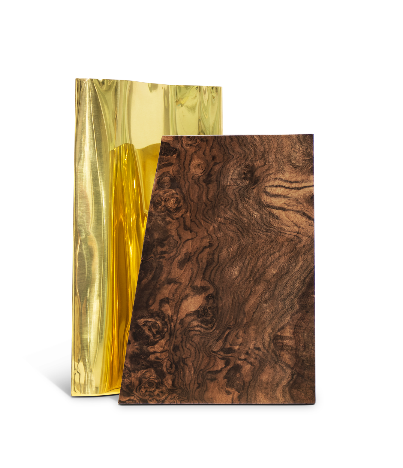 Fissure walnoten bijzettafel