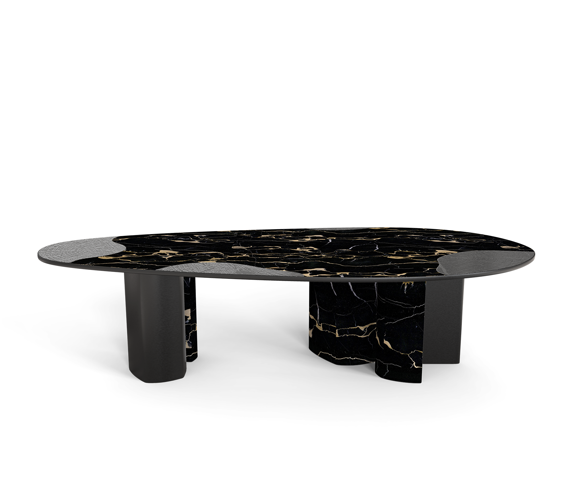 Athena Portoro marmer en onyx eettafel