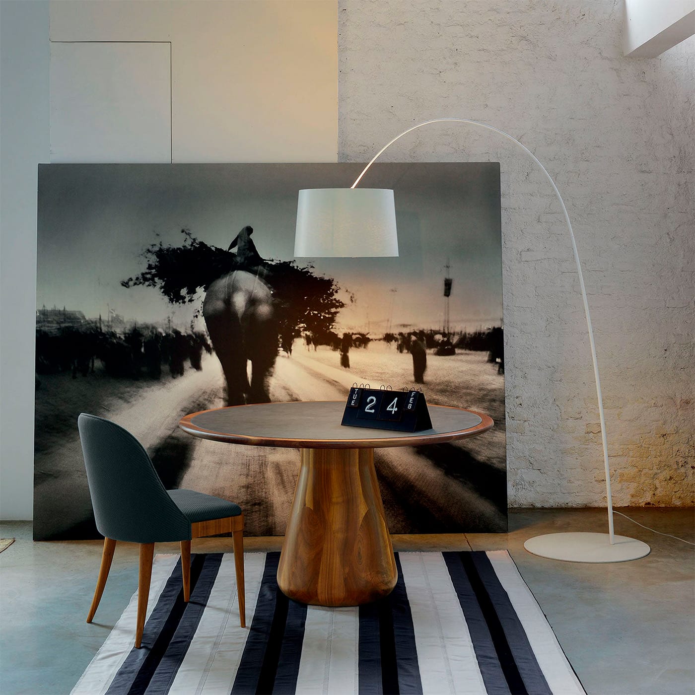 Convivio bruine eettafel