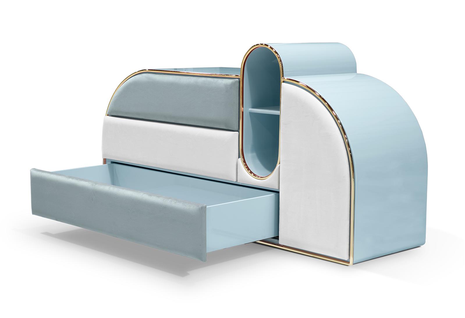 Candy Coated ladekast met drie laden