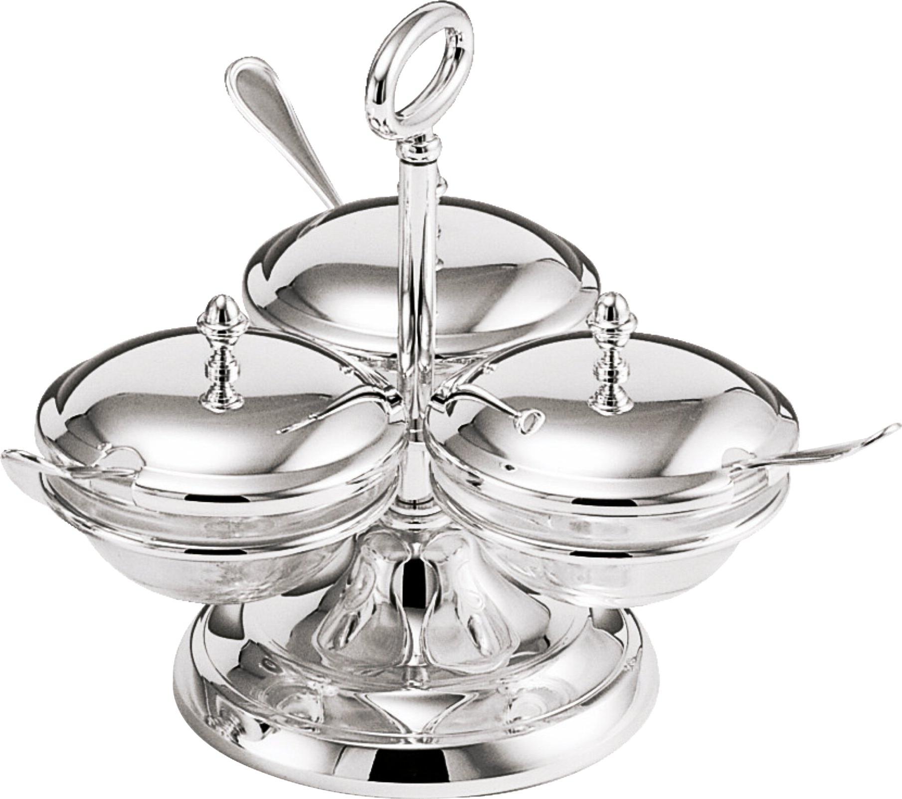 Suikerpot met Deksel en Lepels