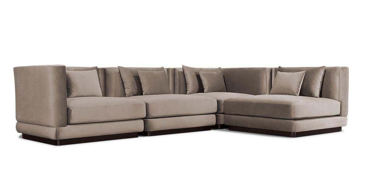 Eigentijdse modulaire bank