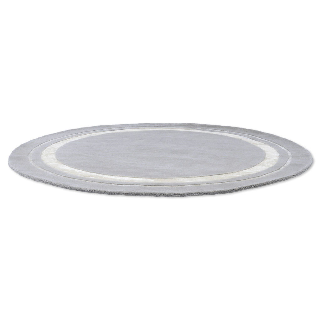 Redbrook-zilver rond tapijt | Maat: Ø 150 cm