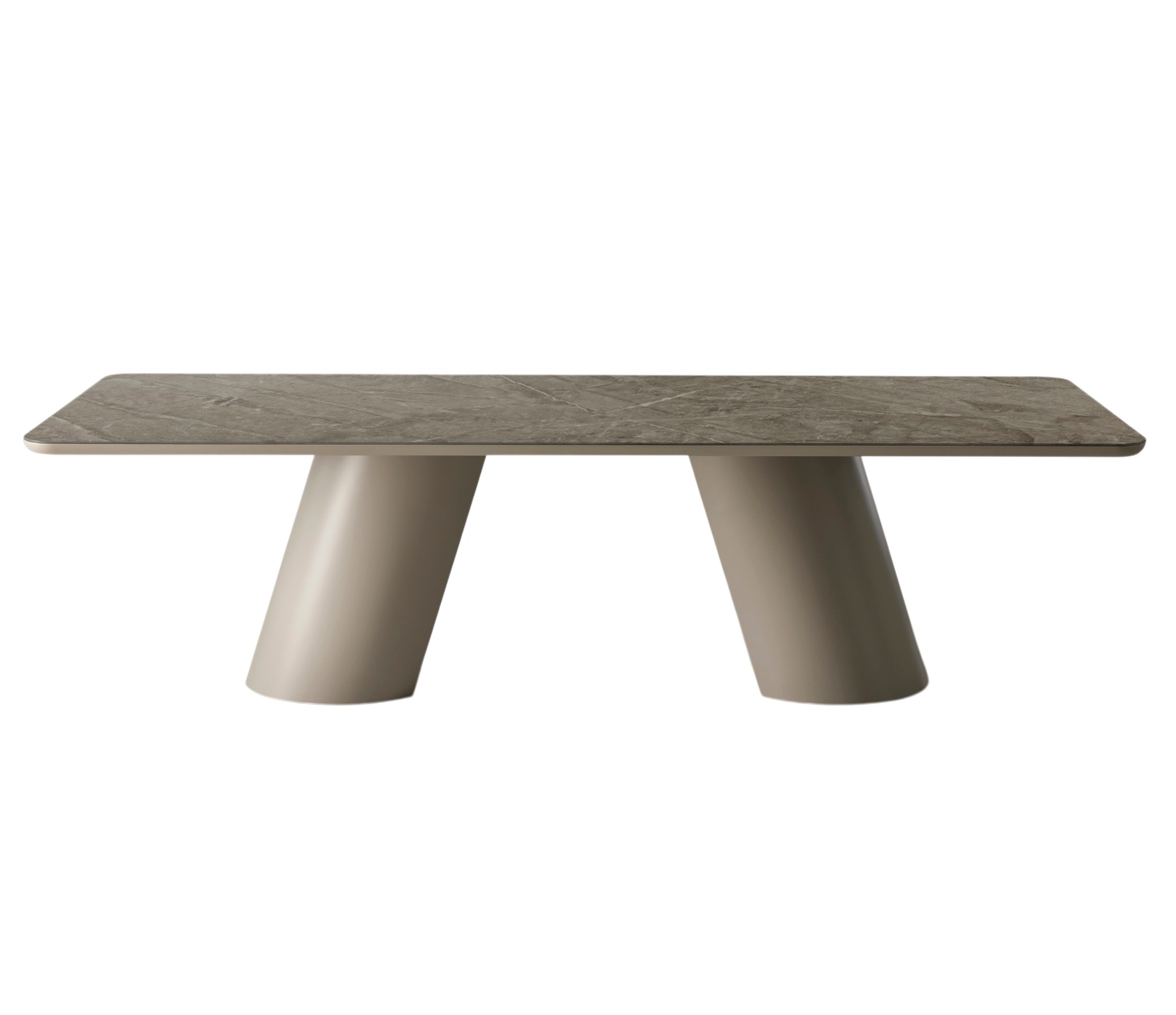Altea bruine eettafel met keramisch blad