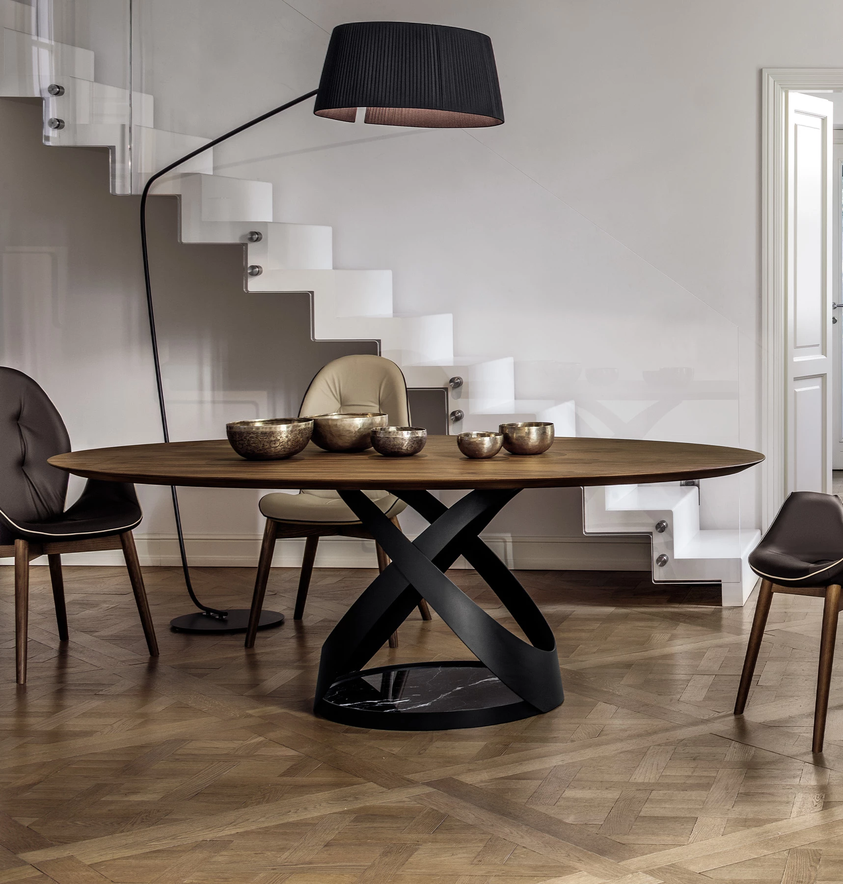 Capri ovale eettafel