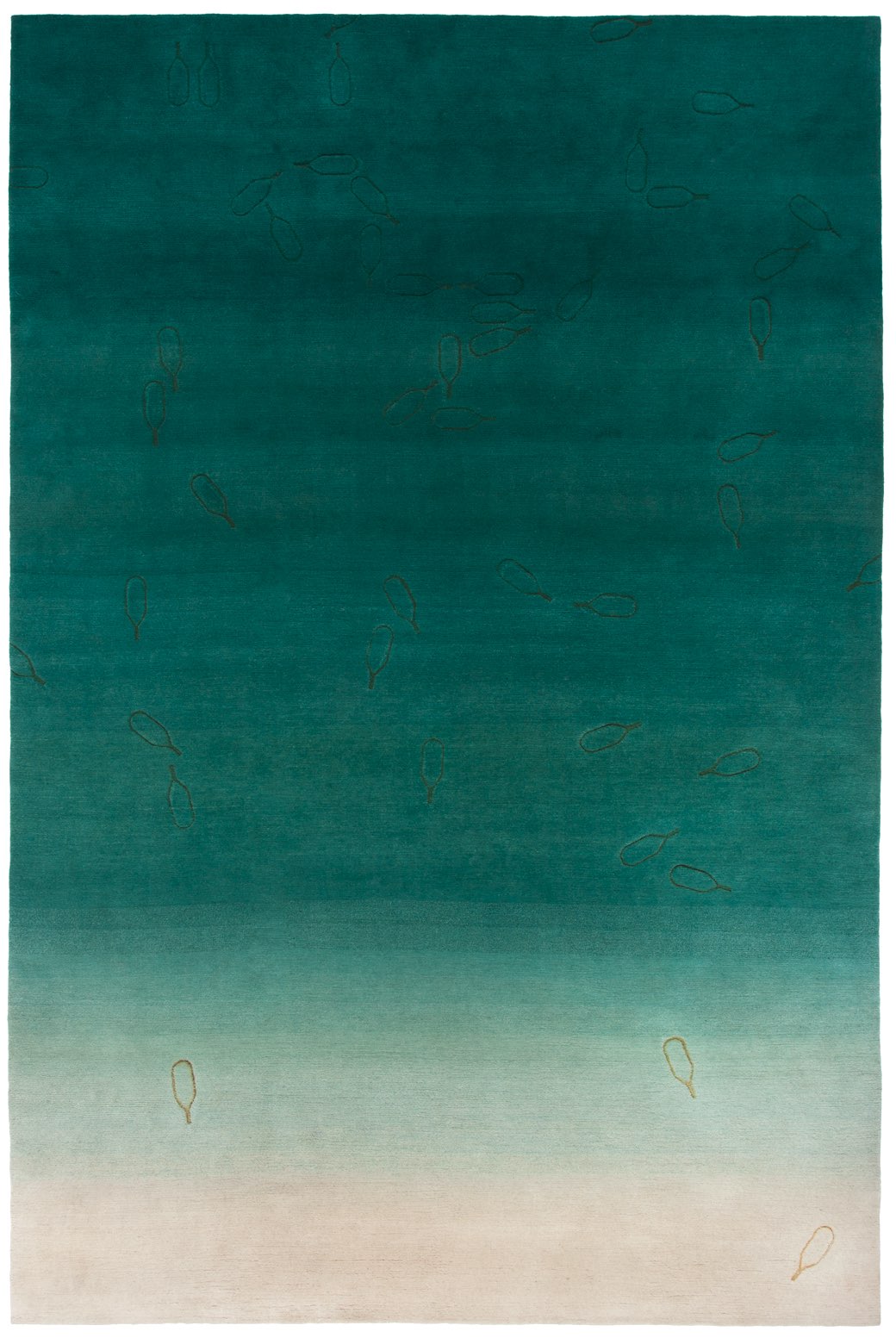 Color flow designer tapijt