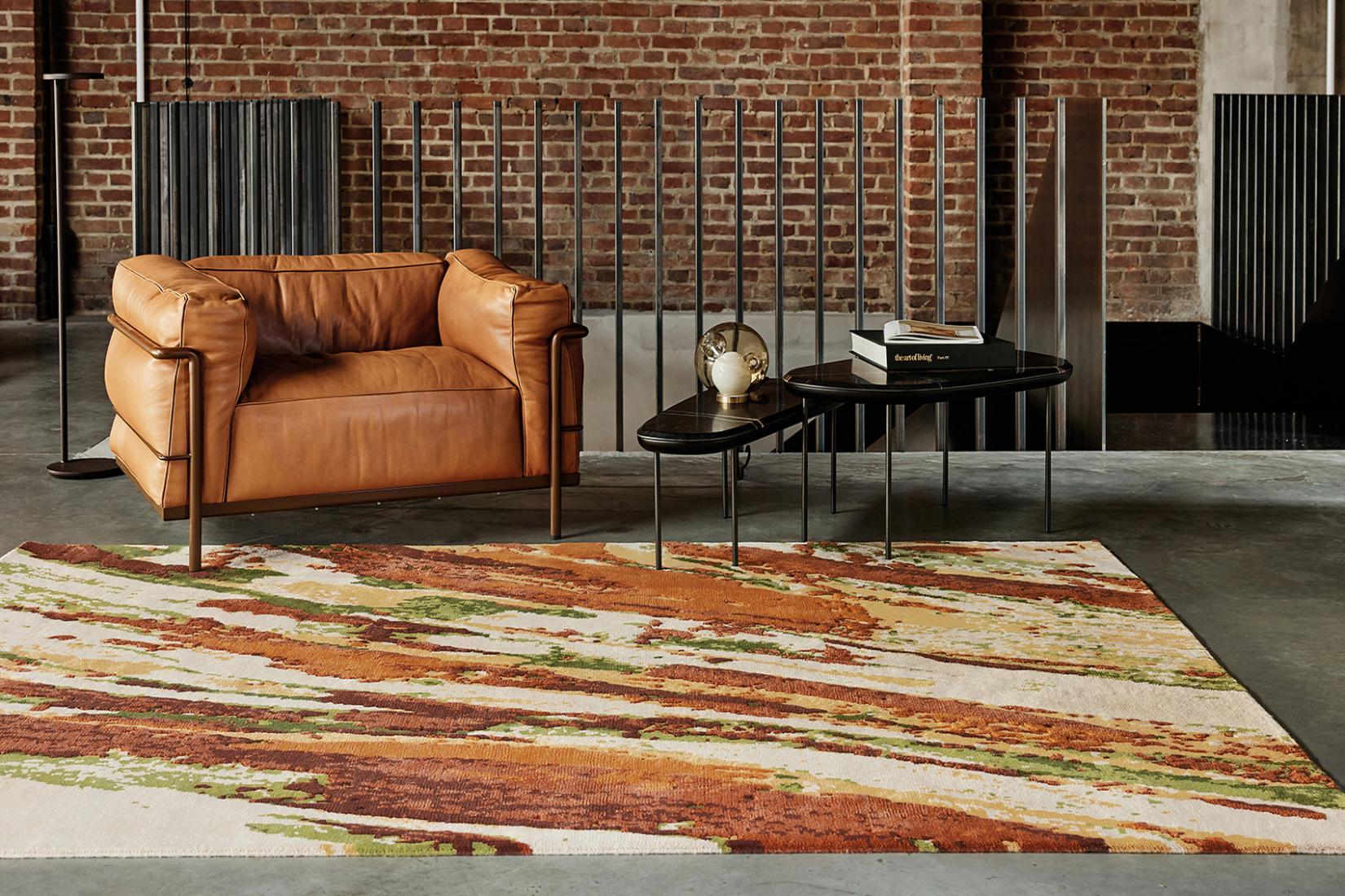 Flux Brick handgeknoopt tapijt | Maat: 200 × 300 cm