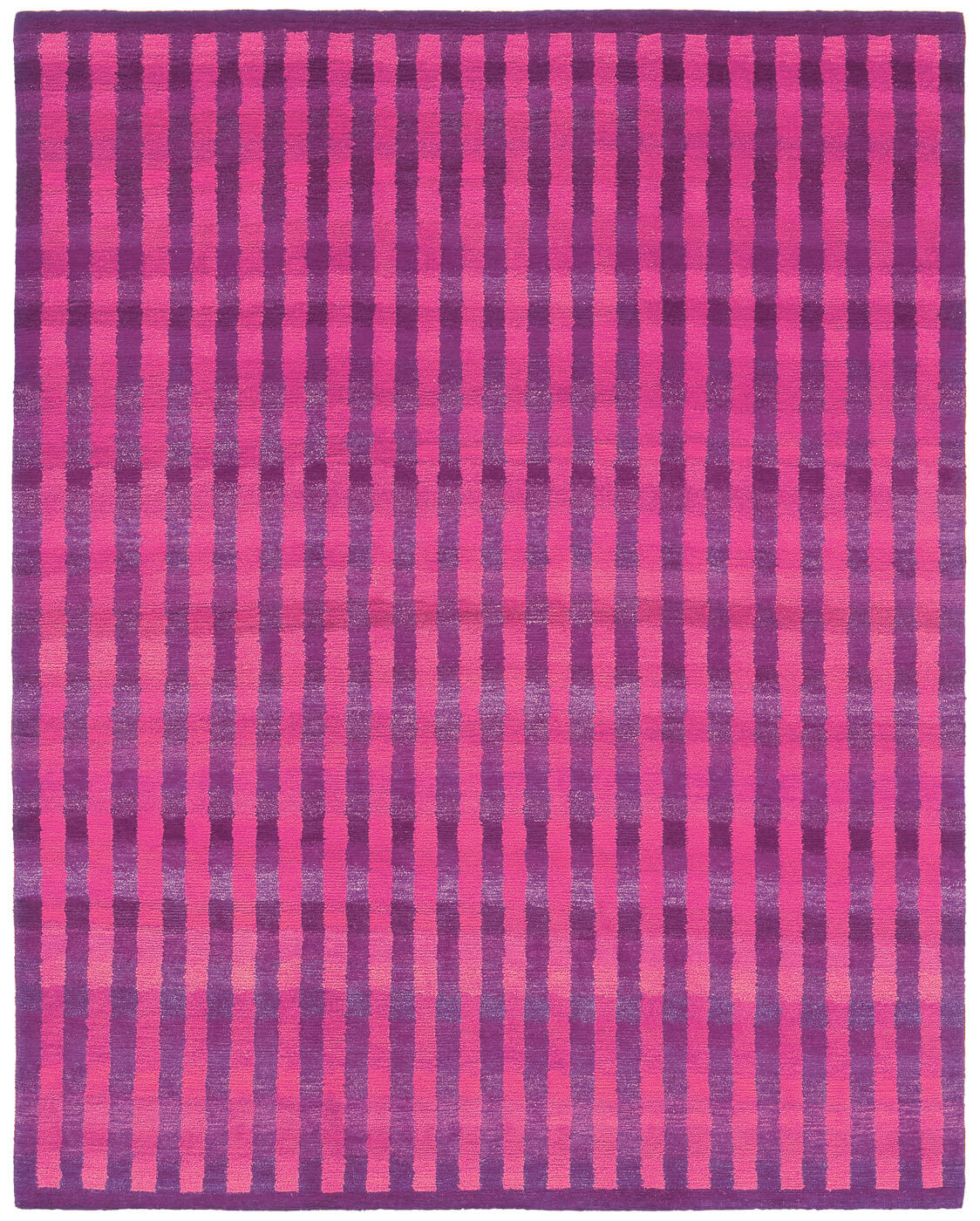 Gama verticale strepen roze tapijt | Maat: 250 × 300 cm