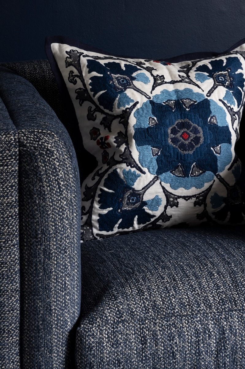 Alexi Indigo 50 × 50 kussen