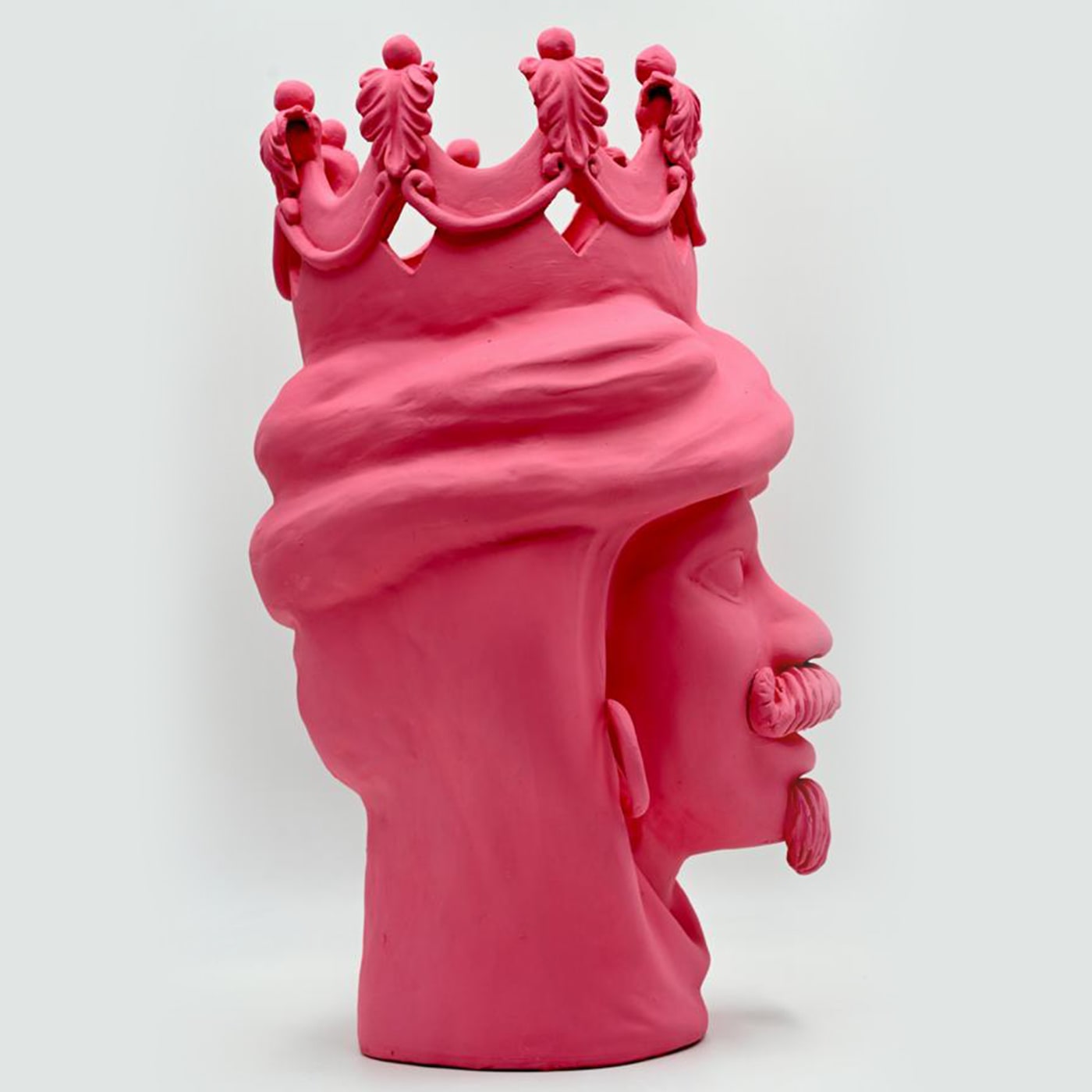 Moor's Head roze sculptuur