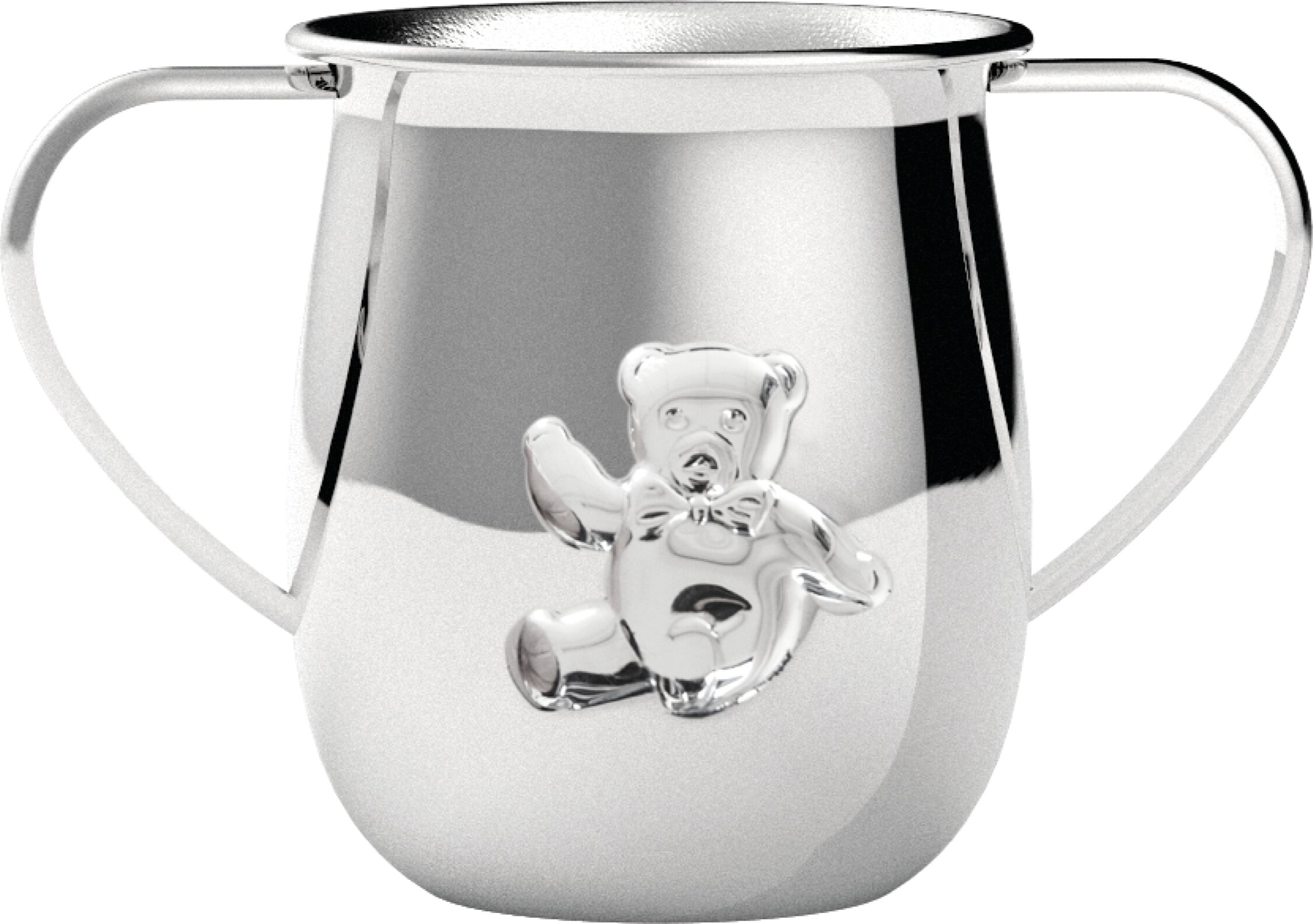 Verzilverde Babybeker