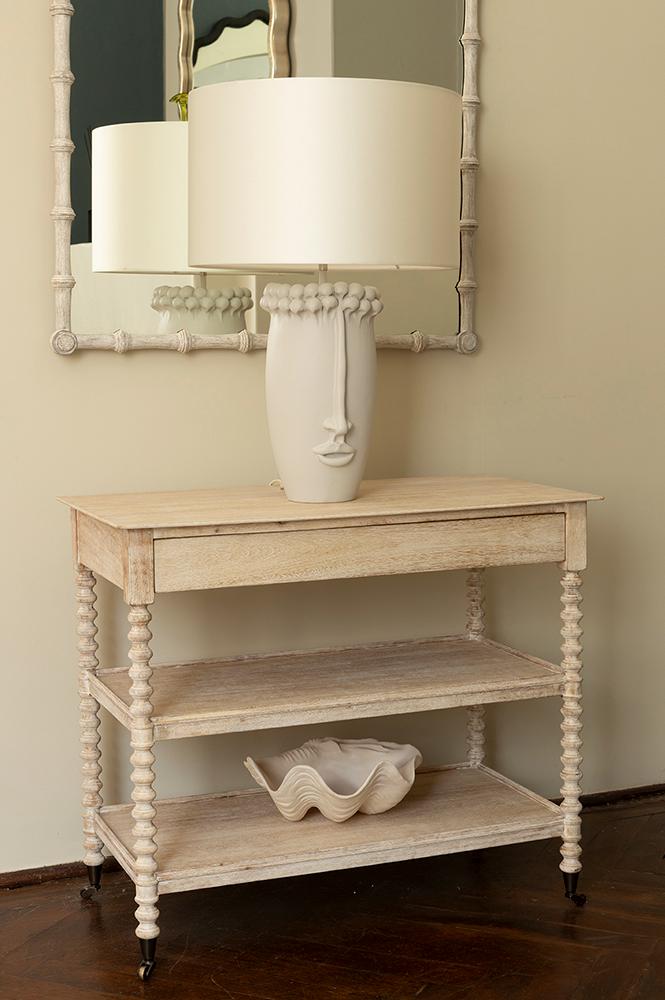 Tormarton Washed Acacia bijzettafel