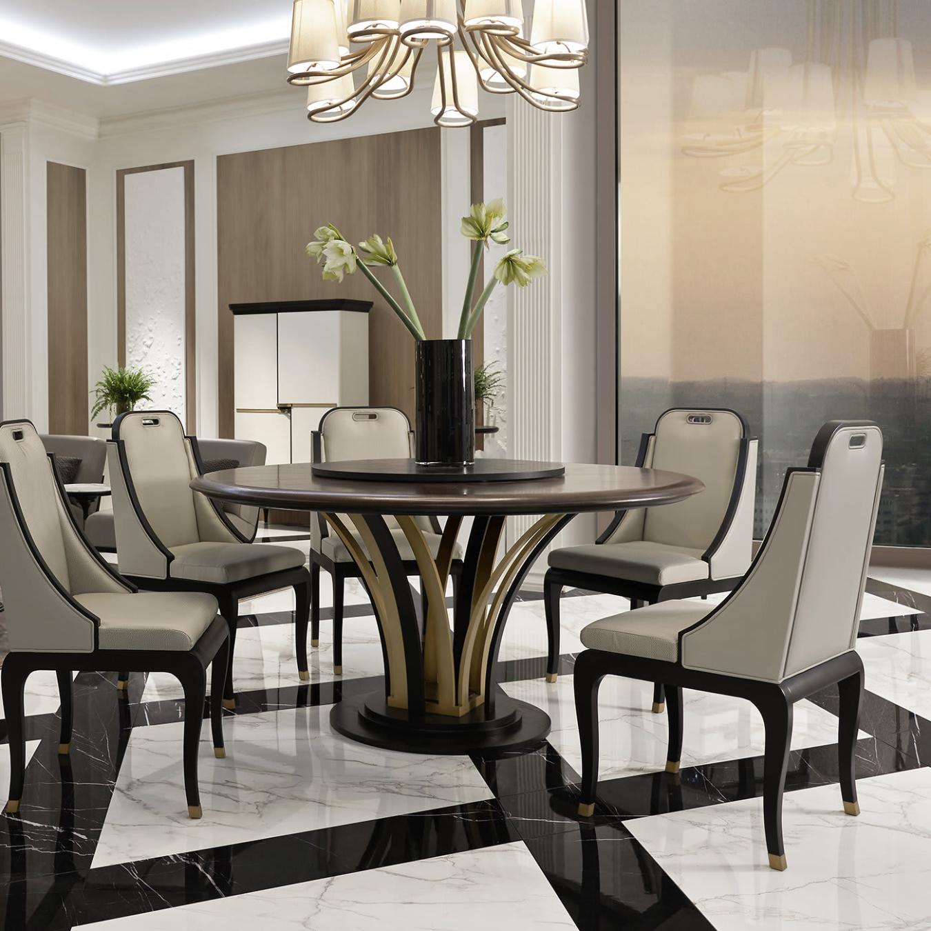 Dilan ronde eettafel | Configuratie: Zonder draaiplateau