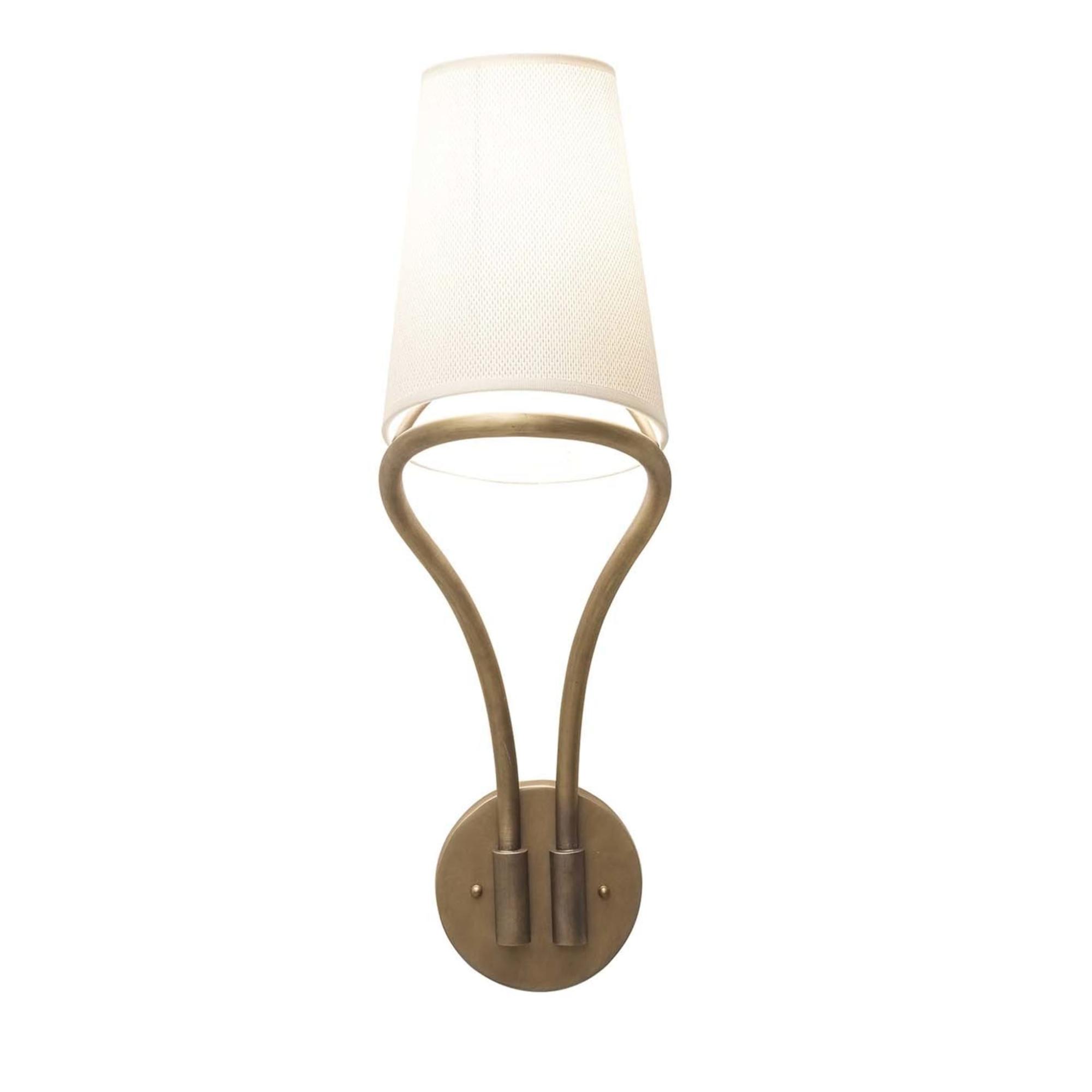 Handgemaakte messing wandlamp