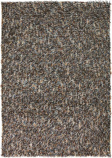 Gevilt wol multicolor shag tapijt | Maat: 170 × 240 cm