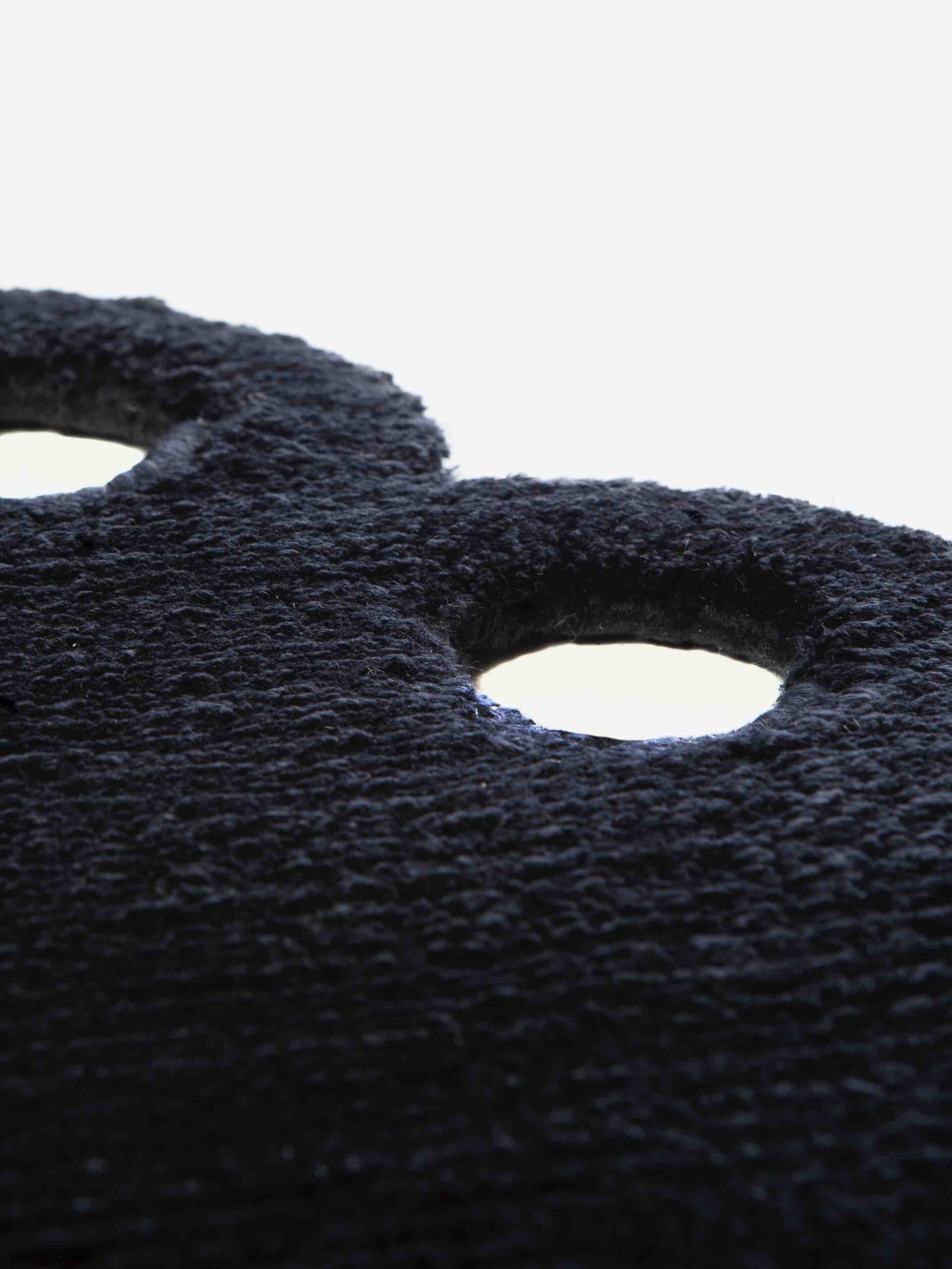 Kant met tapijt gezicht ovaal handgeweven tapijt