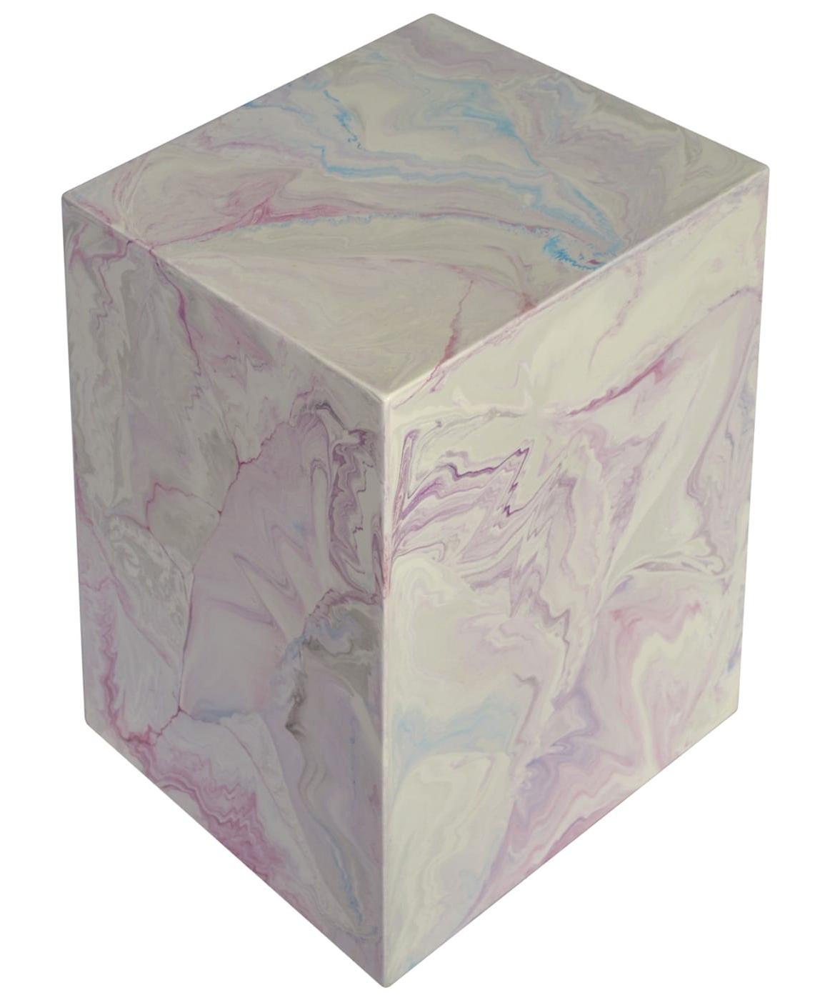 Roze Scagliola bijzettafel