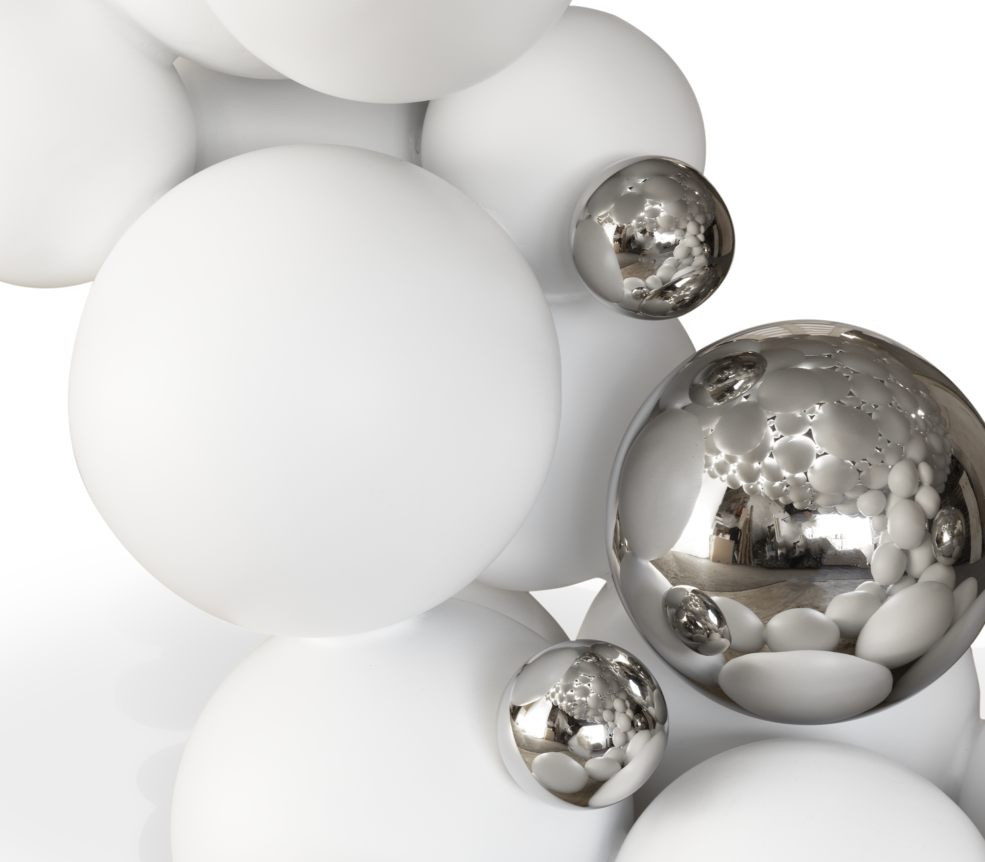 Orbit witte luxe eettafel