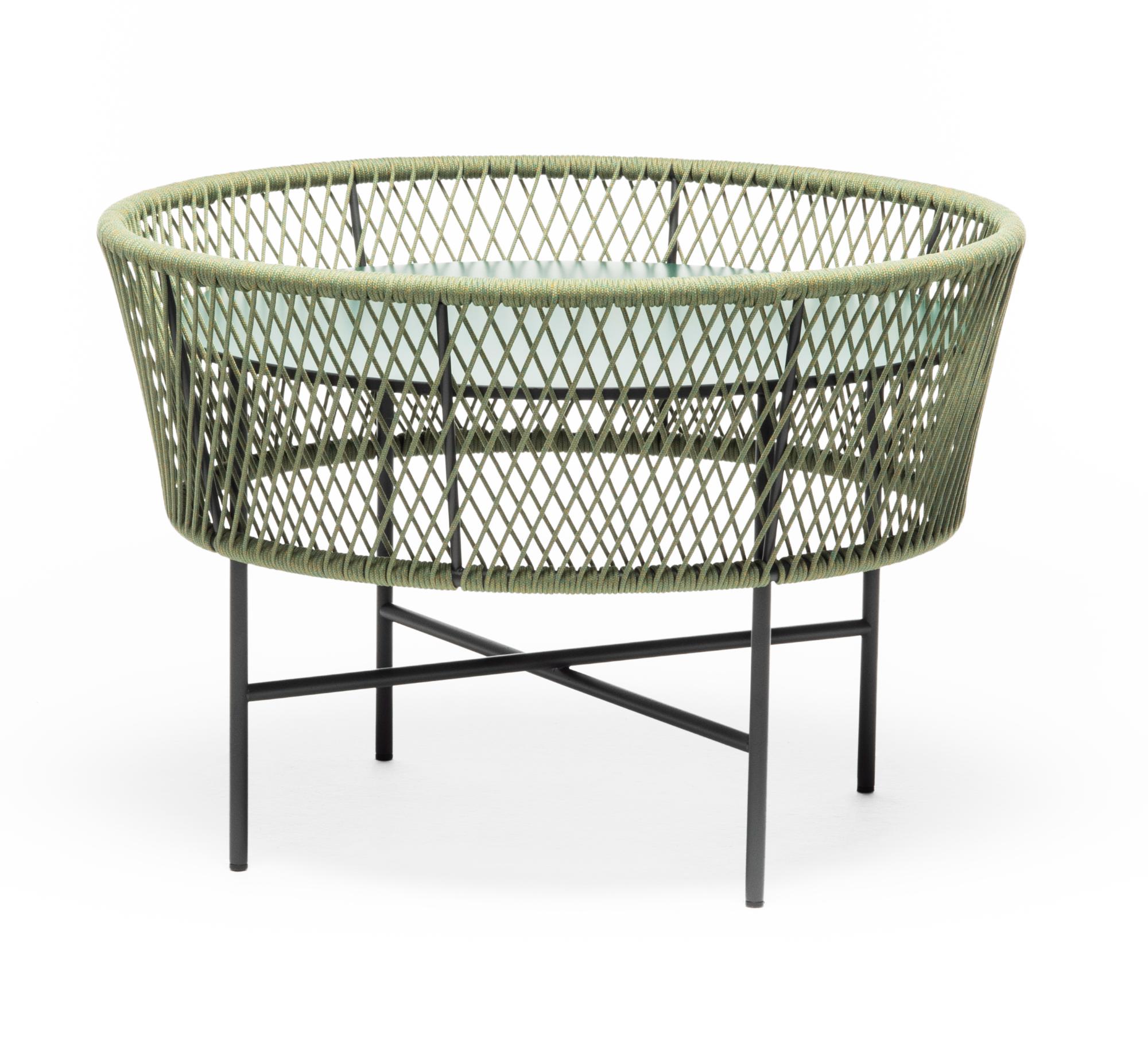 Tamburo ME Ronde Groene Buiten Salontafel