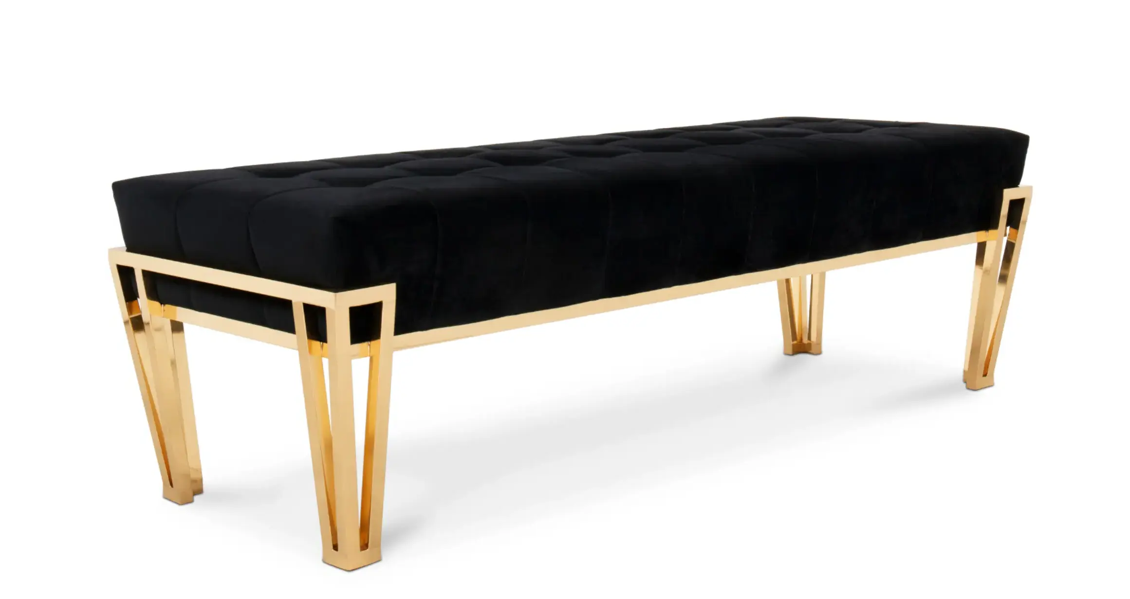Obsidian ottoman