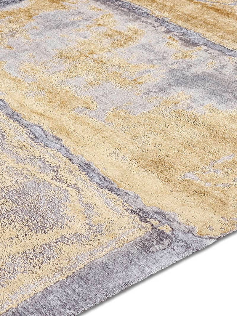 All Gold handgemaakte luxe vloerkleed