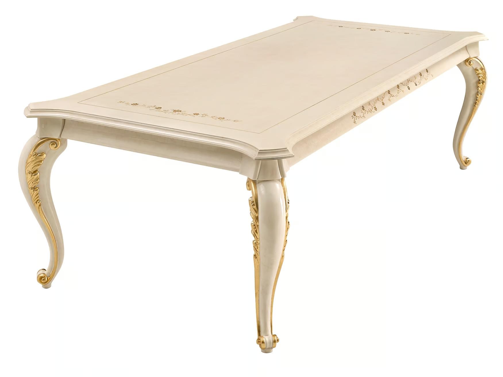 Italiaanse beige eettafel | Afmetingen: B 250 × D 120 × H 80 cm