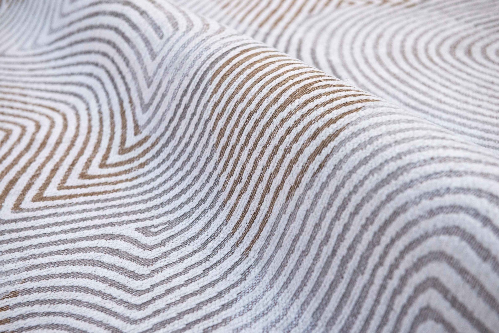 Oyster White rond tapijt | Maat: Ø 240 cm