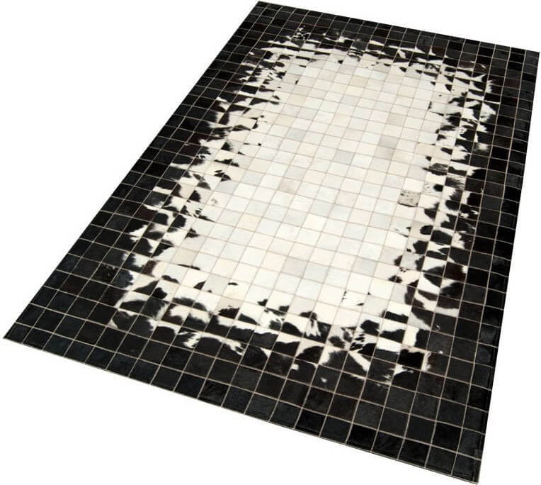 Mozaïek col.5 koeienhuid tapijt | Maat: 240 × 360 cm