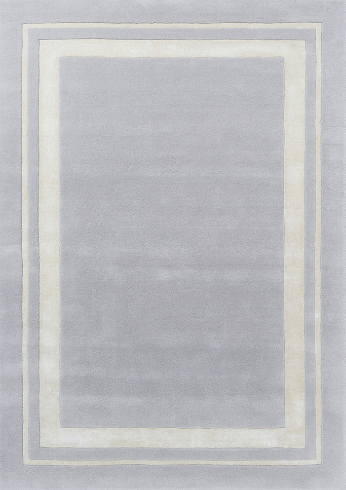 Redbrook-zilver tapijt | Maat: 140 × 200 cm