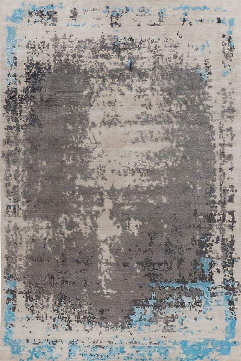 Handgeknoopt bamboe zijde Indiaas tapijt