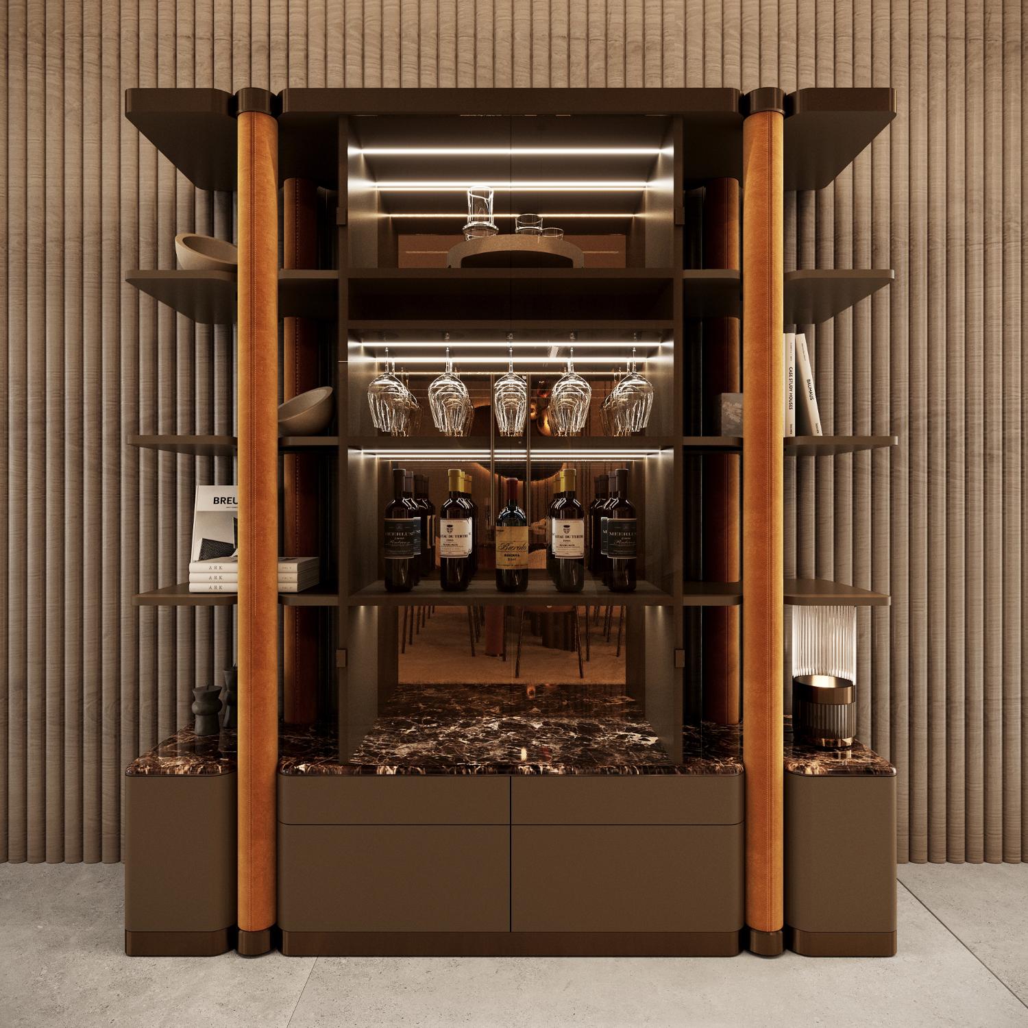 Bon Ton open wijnkast