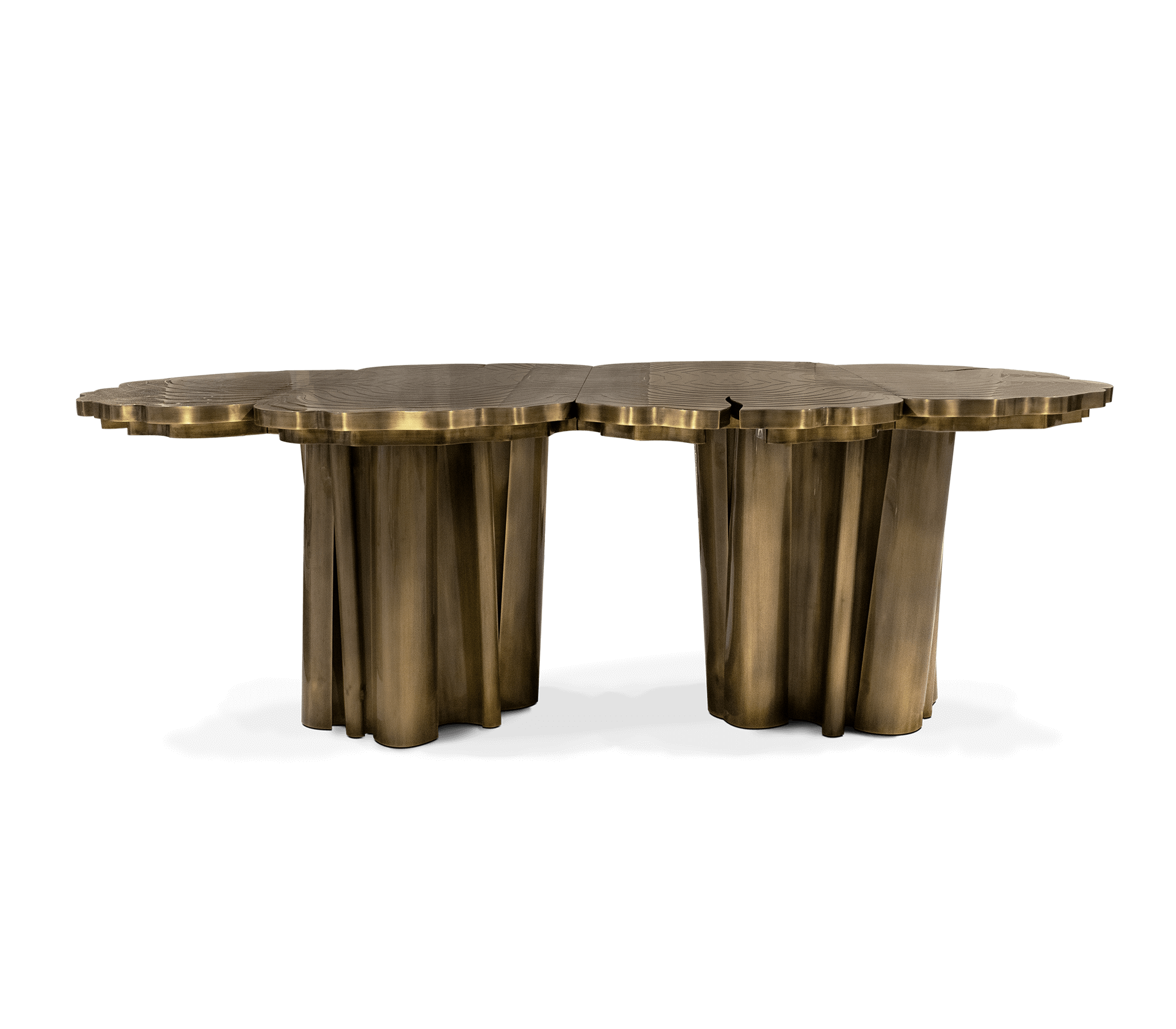 Artisan patina eettafel | Afmetingen: B 230 cm