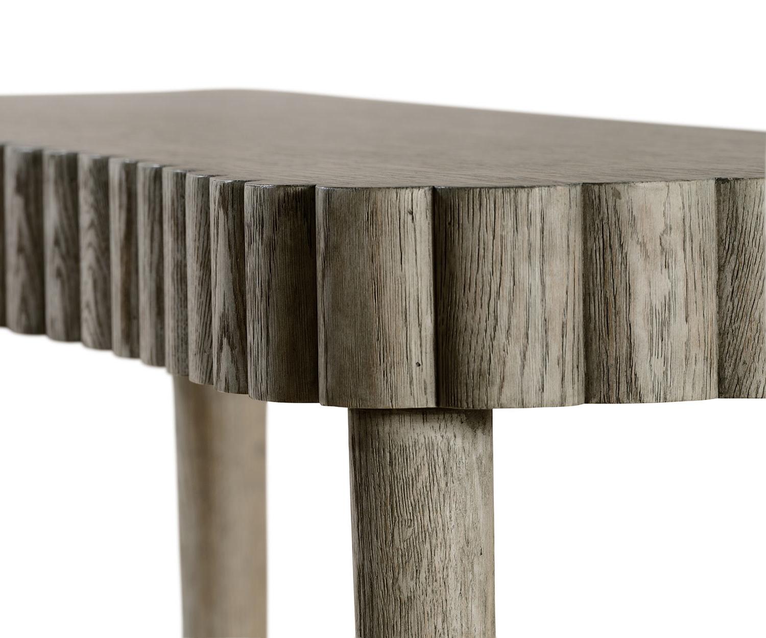 Allerdale Greyed Oak console