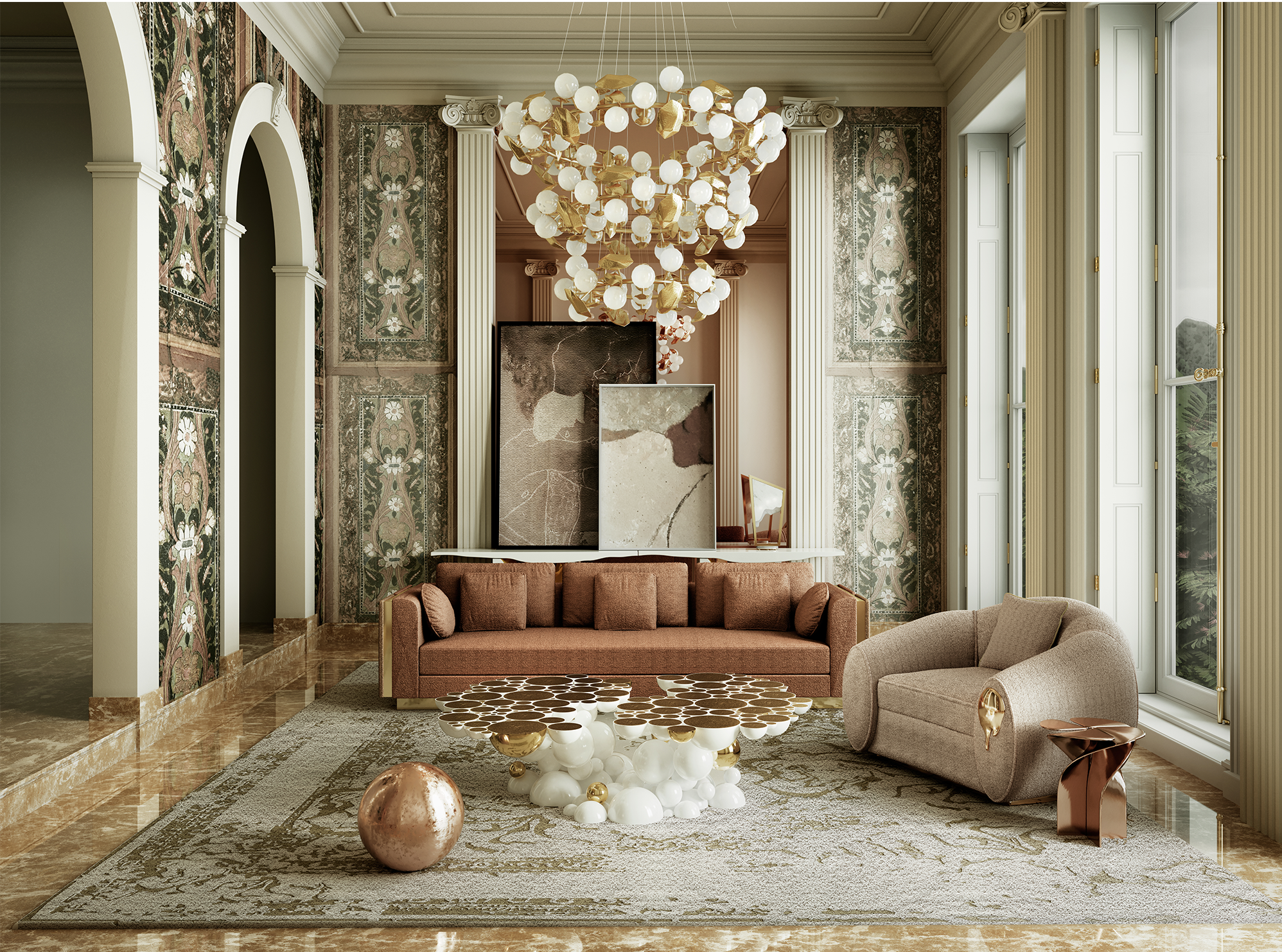 Athena Round III hanglamp