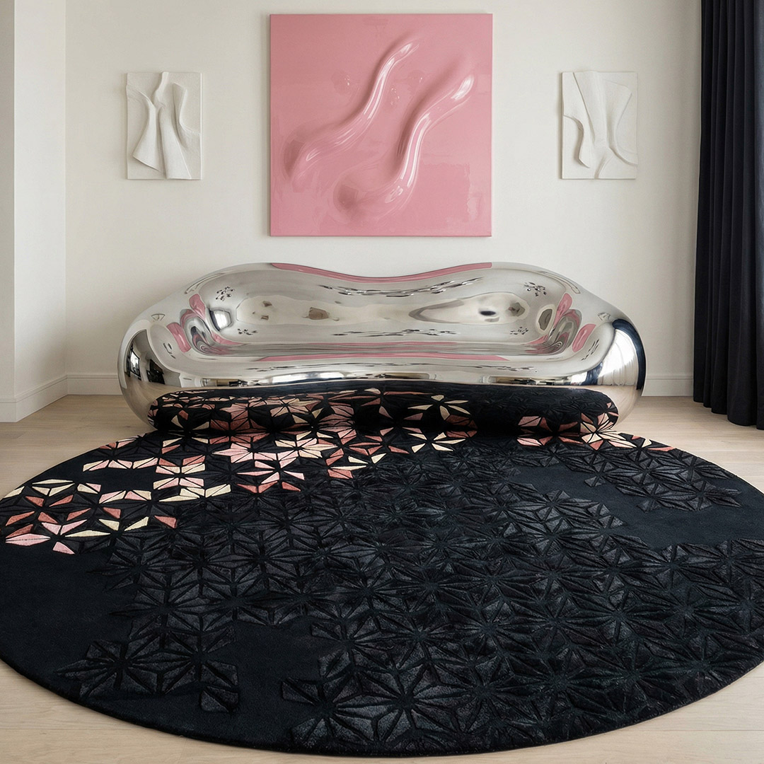 Harmony rond vloerkleed