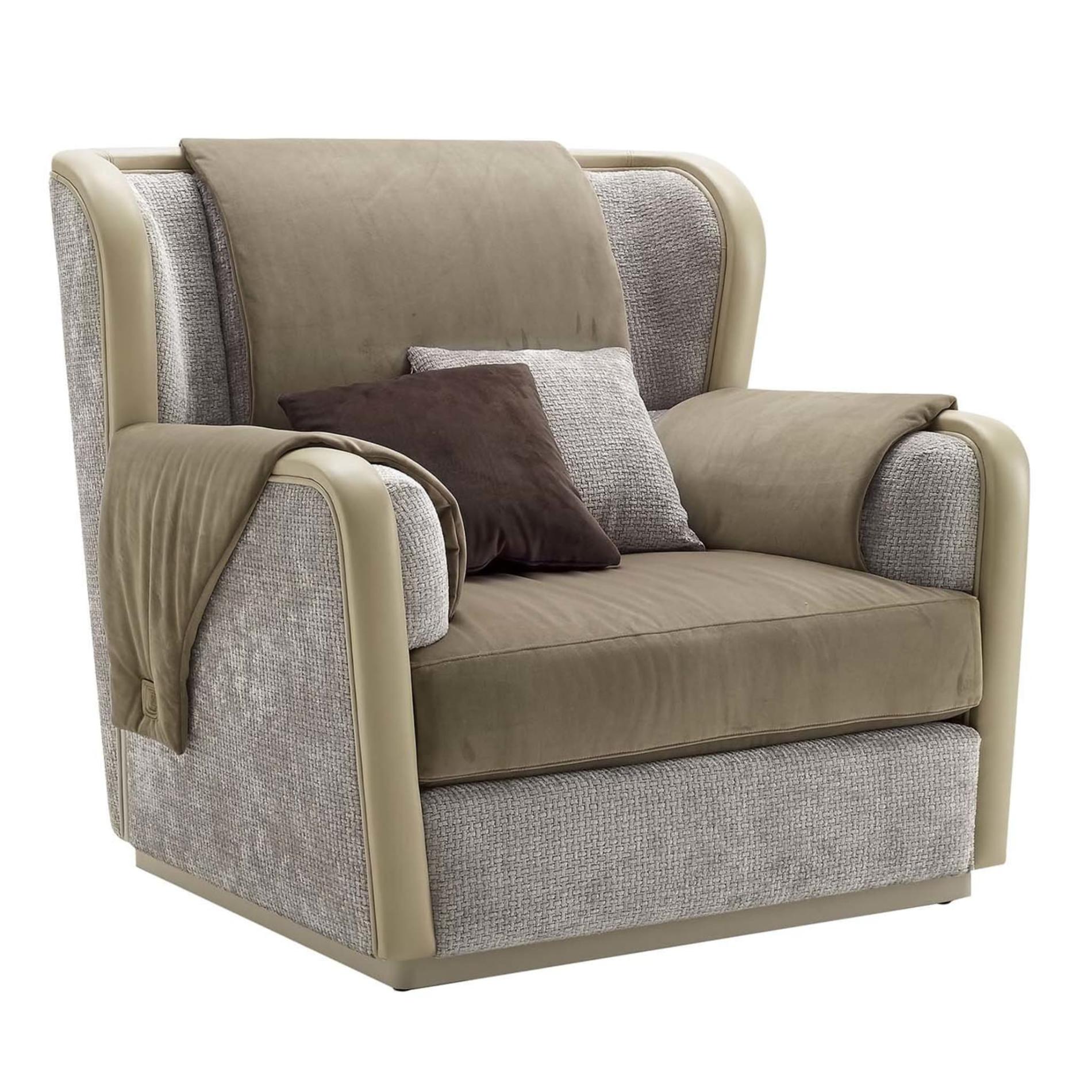 Oliver beige fauteuil
