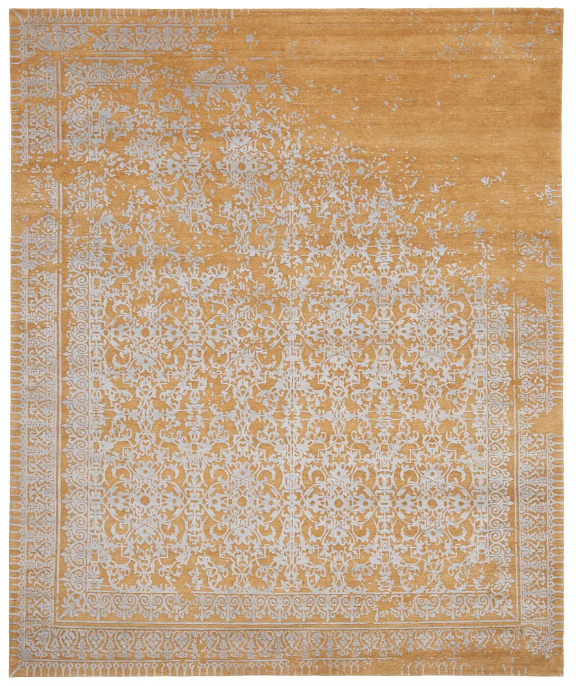 Ferrara rocked oranje tapijt | Maat: 200 × 300 cm