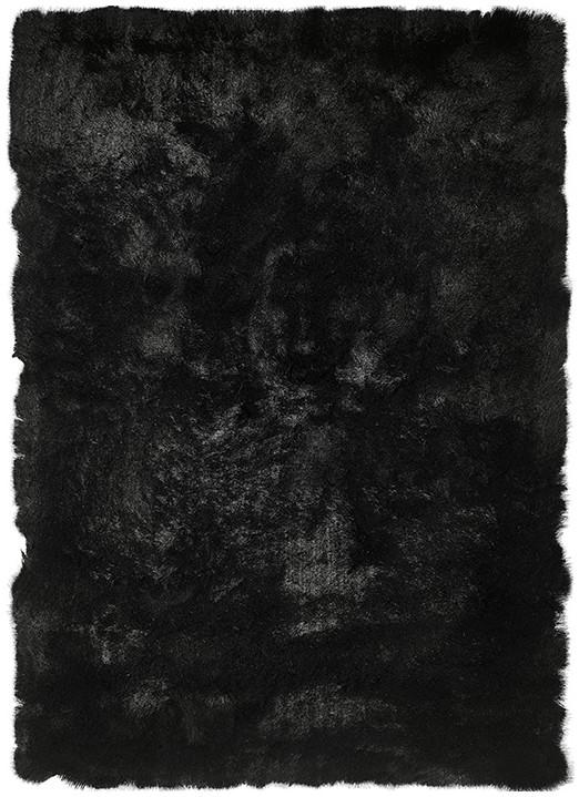 Aster Shaggy Black tapijt | Maat: 200 × 300 cm