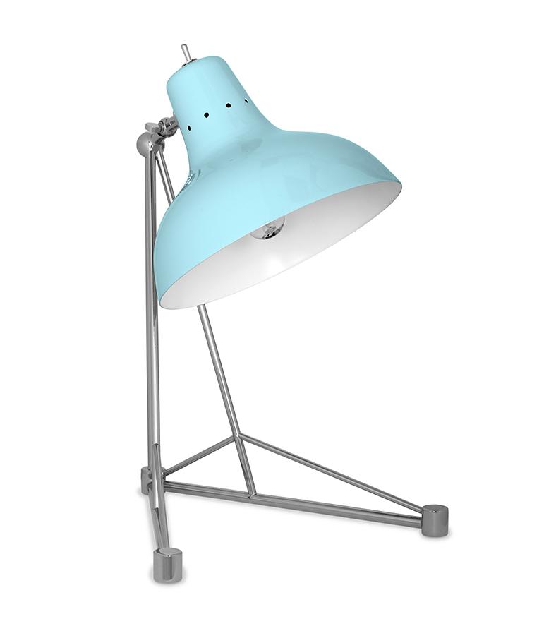 Celestia blauwe bureaulamp