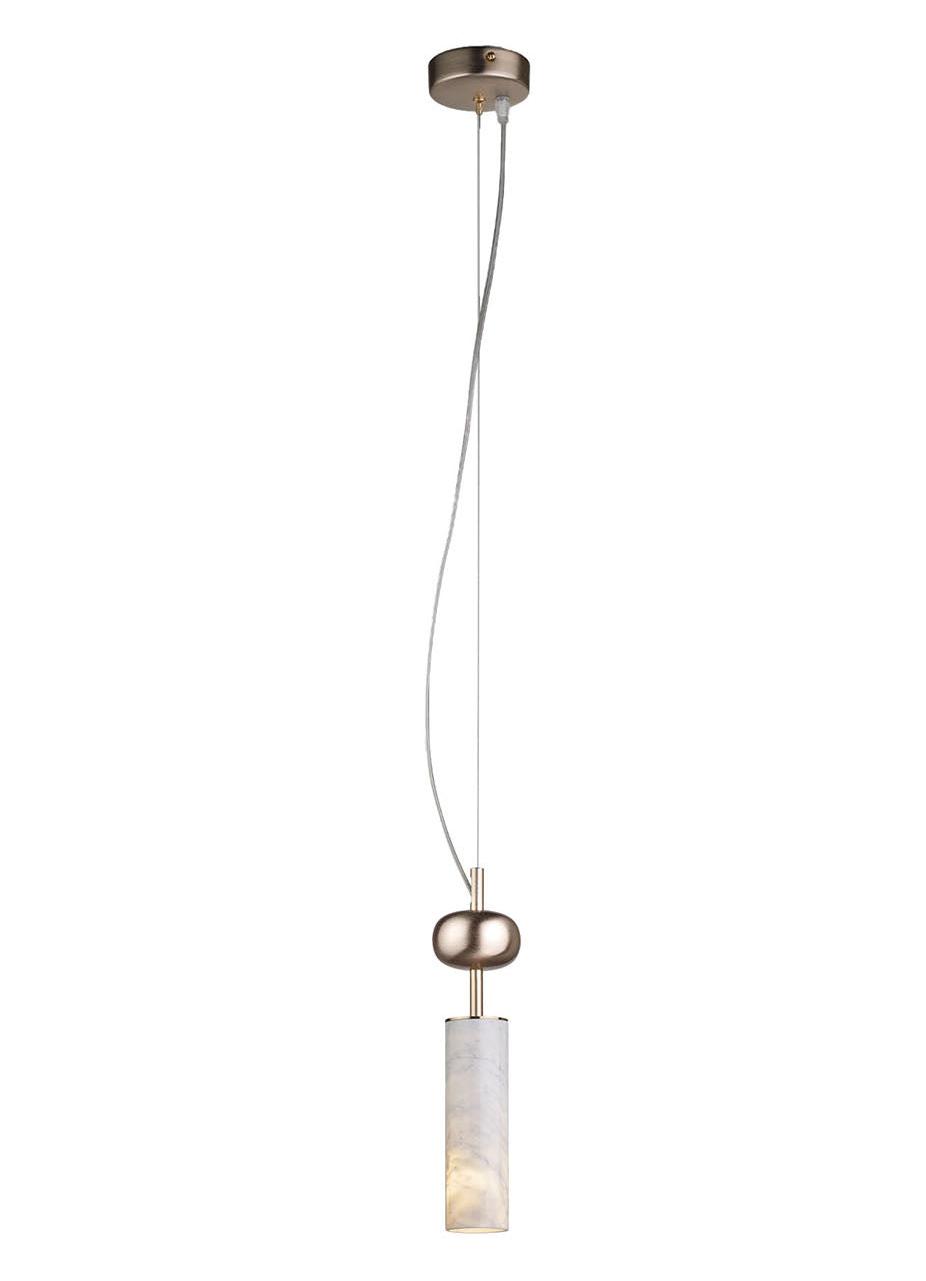 Carrara Marmer Hanglamp met Zachtgouden Afwerking