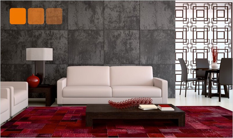 Puzzle col.6 koeienhuid tapijt | Maat: 180 × 260 cm