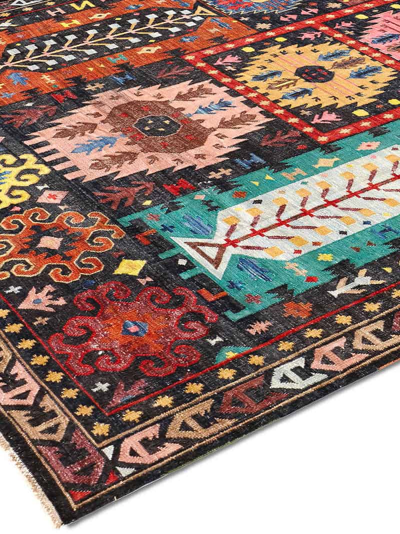 Flatweave handgemaakte luxe tapijt | Maat: 274 × 365 cm
