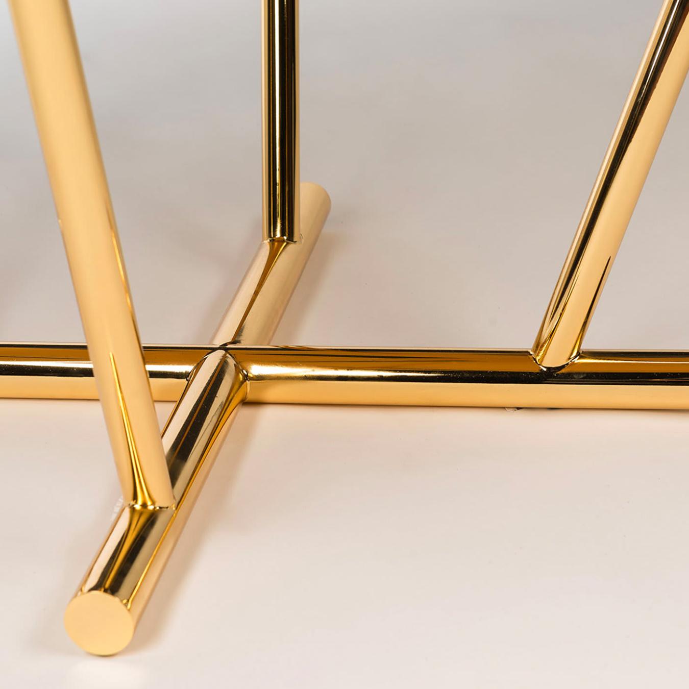 Piet ronde glazen eettafel