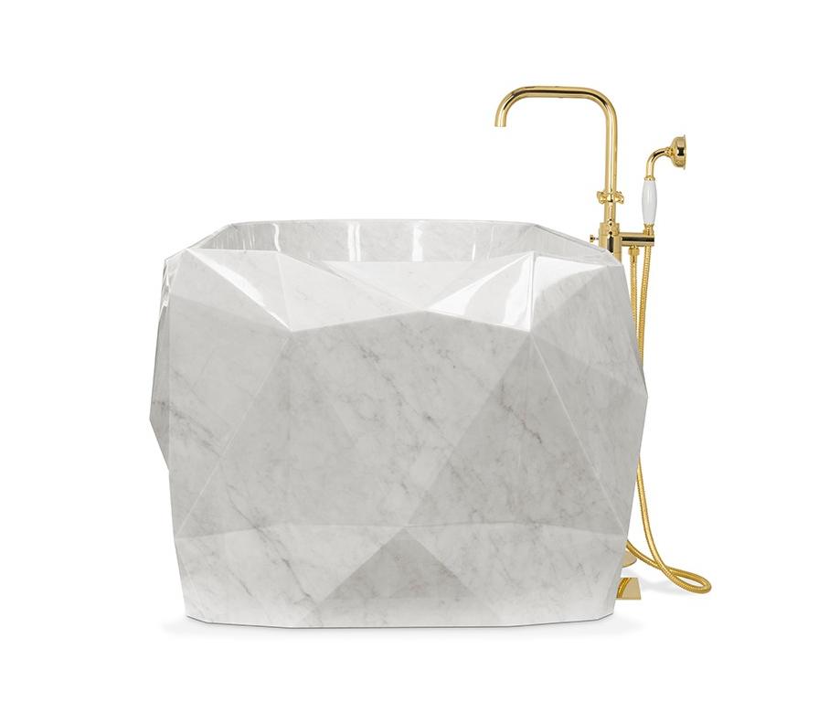 Gemstone marmer badkuip